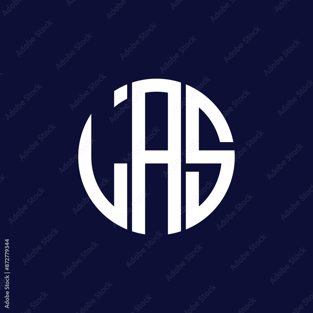 Obraz premium las circle logo design