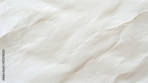 A white sheet of paper with a crumpled texture creates a flat lay background.