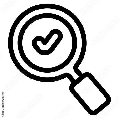 inspection secure check mark icon