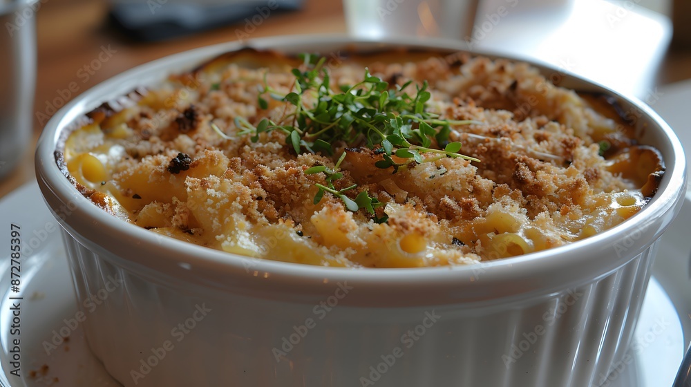 Baked Macaroni and Cheese with Crispy Crumbs Baked Macaroni and Cheese with Crispy Crumbs