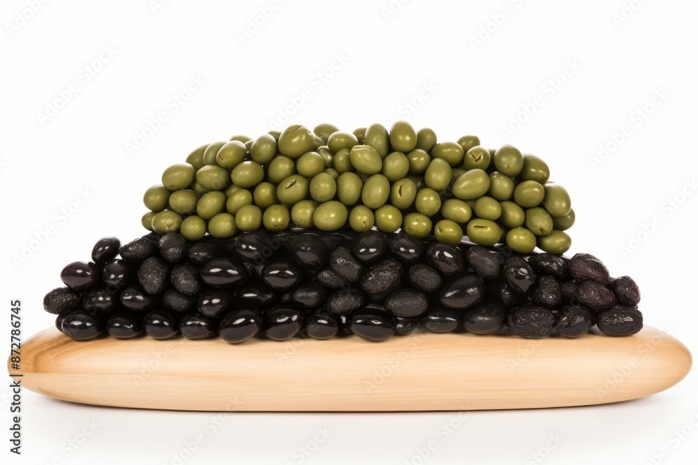Fresh olives displayed on a clean white background for maximum visual appeal and search relevance Fresh olives displayed on a clean white background for maximum visual appeal and search relevance