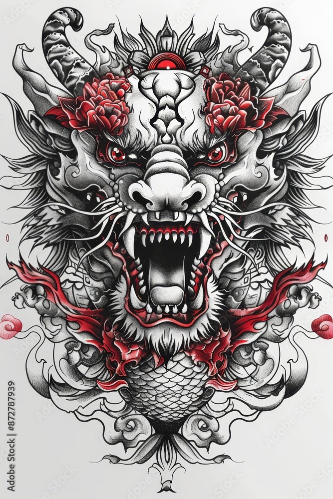 Fototapeta premium Dragon's head