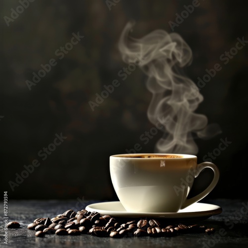 Steaming Cup of Coffee