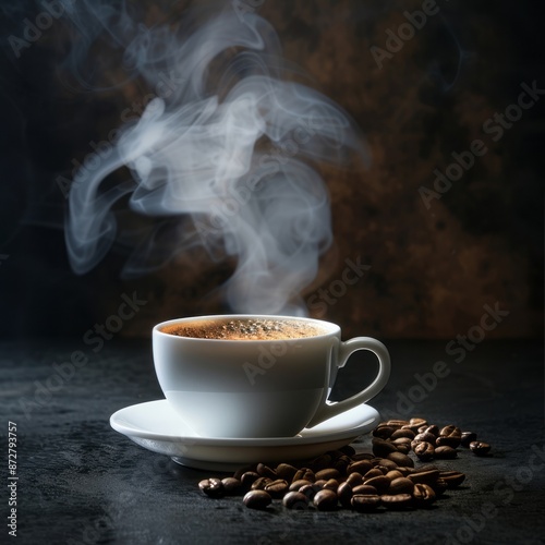 Steaming Cup of Coffee