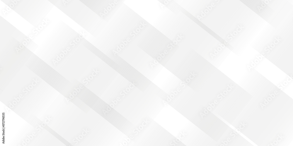 Obraz premium Vector white square line triangle technology backdrop texture background. Abstract gradient space banner design with Geometric background concept. 