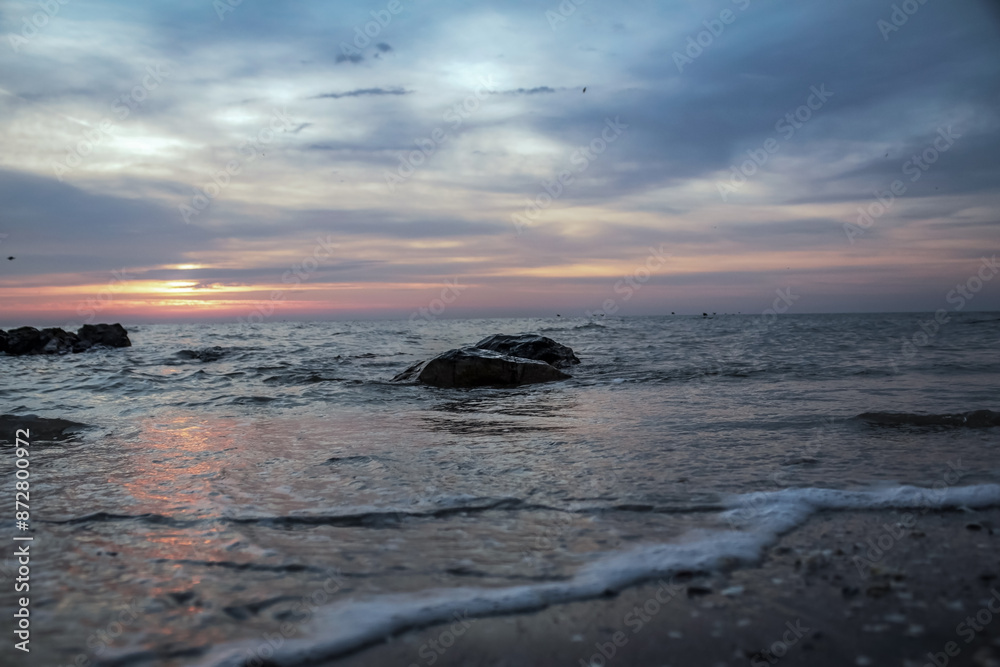 Naklejka premium Sea, seashore - Europe, Romania, Constanta region