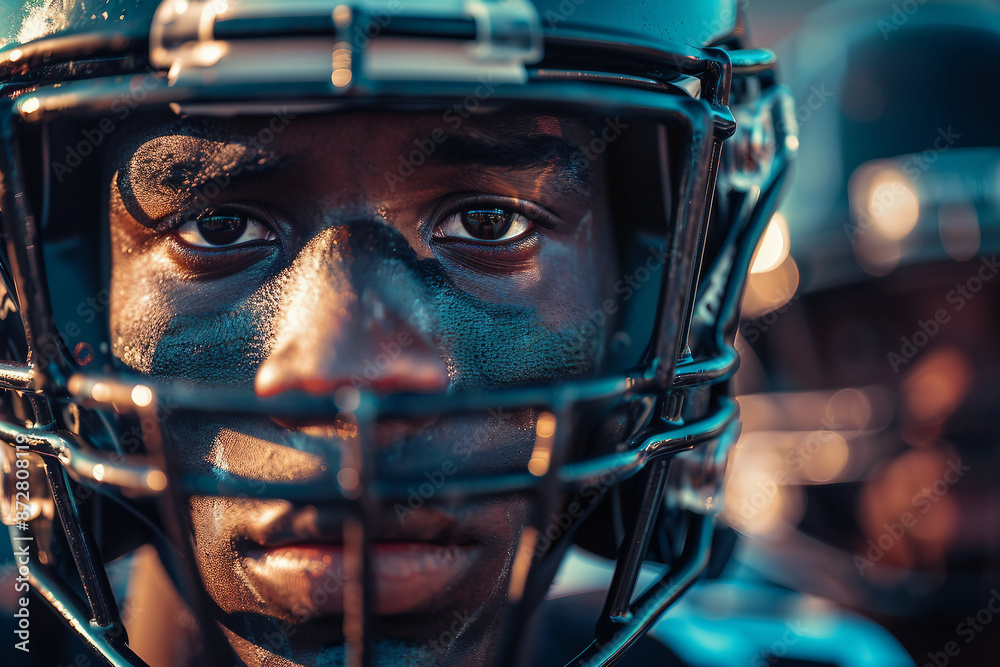 Dynamic expressive Generative AI picture american football soccer rugby sports competition match Dynamic expressive Generative AI picture american football soccer rugby sports competition match