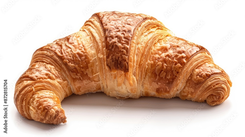 Isolated croissant on white background with clipping path Isolated croissant on white background with clipping path