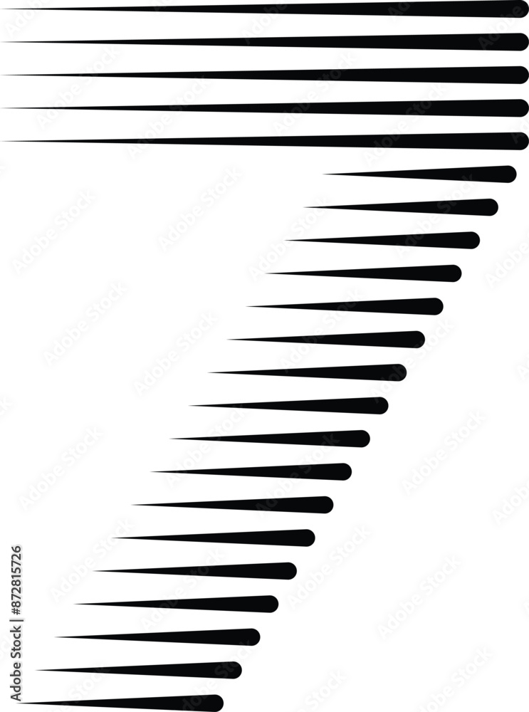 Number 7 Abstract Modern Logo Icon Geometric Motion Speed Lines Number 7 Abstract Modern Logo Icon Geometric Motion Speed Lines