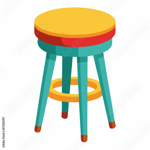 tabouret clipart cartoon Illustration drawing