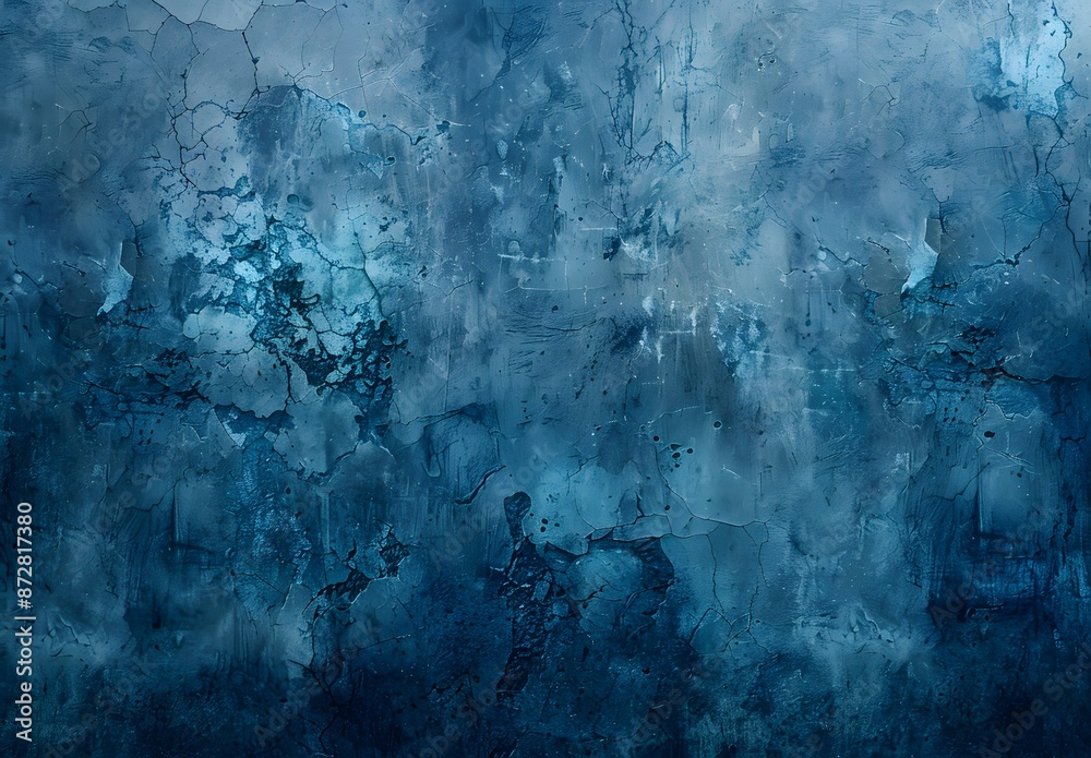 Abstract Blue Grunge Wall Texture Background Abstract Blue Grunge Wall Texture Background