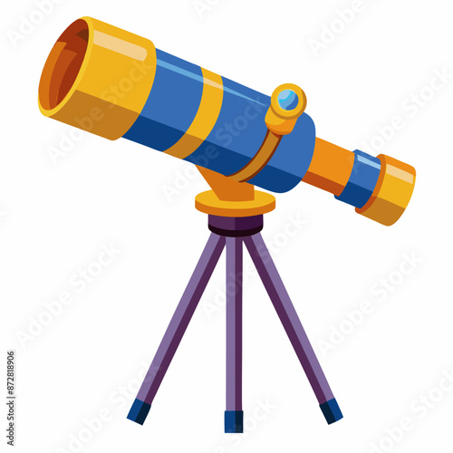 telescope clipart cartoon Illustration drawing