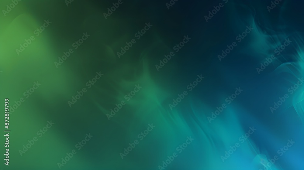 Fototapeta premium Abstract Green Blue Gradient Background