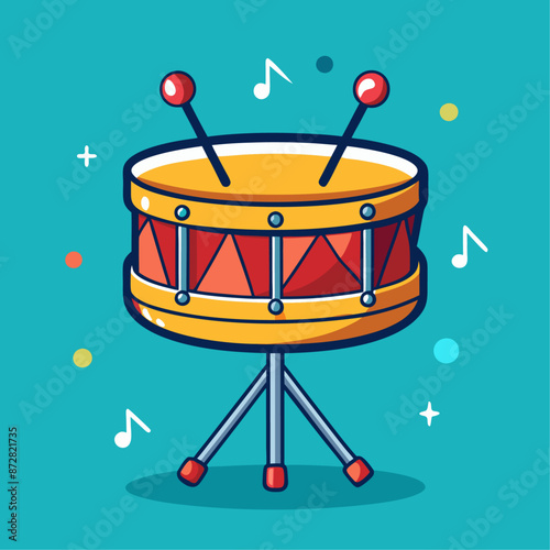 timpani clipart cartoon Illustration drawing
