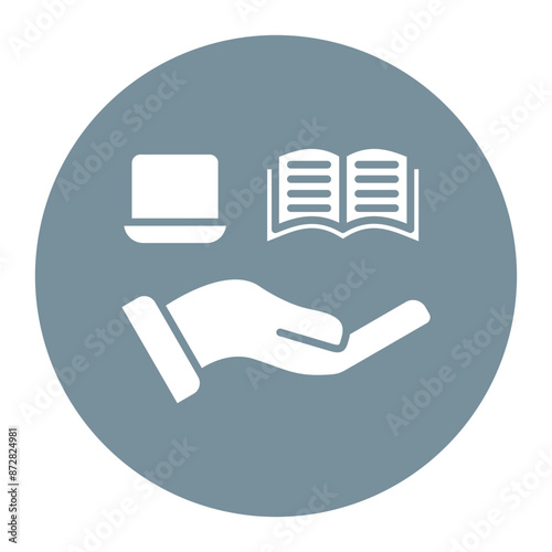 Off the job Training vector icon. Can be used for Business Training iconset.