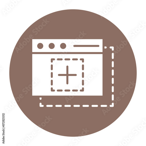 Drag and Drop vector icon. Can be used for No Code iconset.