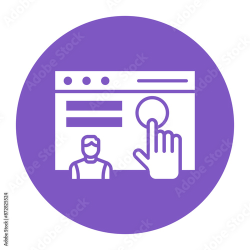User Interface vector icon. Can be used for No Code iconset.