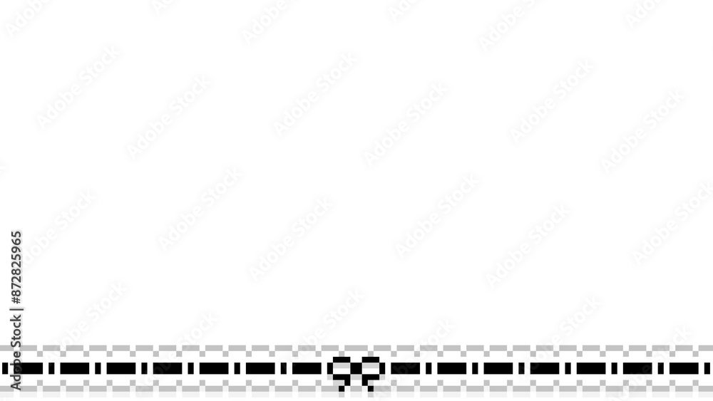 ピクセルアートなハシゴレースのシンプル壁紙❤︎PNG