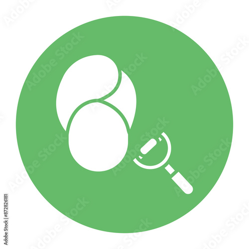 Peeling vector icon. Can be used for Skincare iconset.