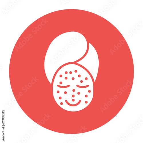 Problematic Skin vector icon. Can be used for Skincare iconset.