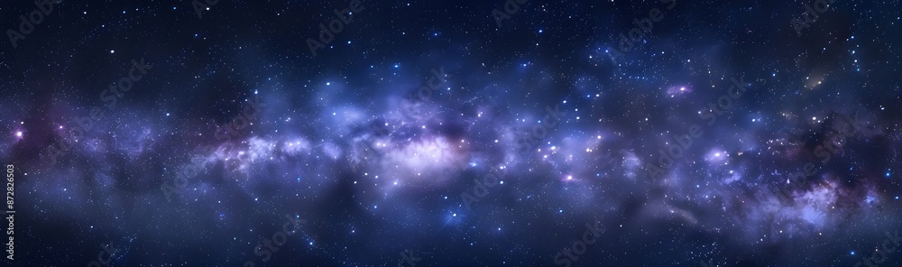 Obraz premium Milky Way Galaxy Night Sky Background