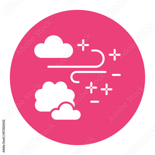 Fresh Air vector icon. Can be used for Comfort iconset.