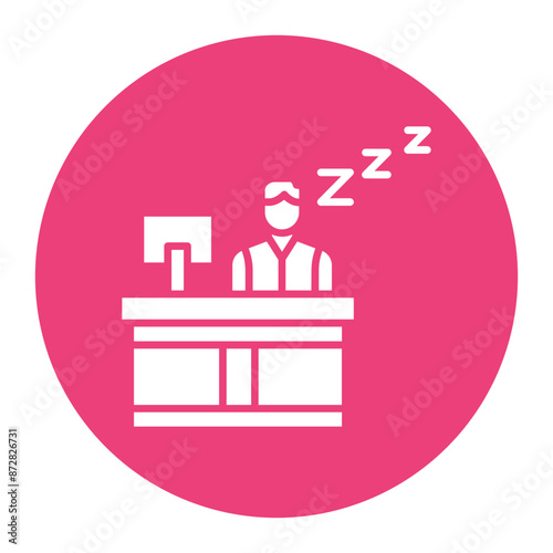 Lazy vector icon. Can be used for Comfort iconset.
