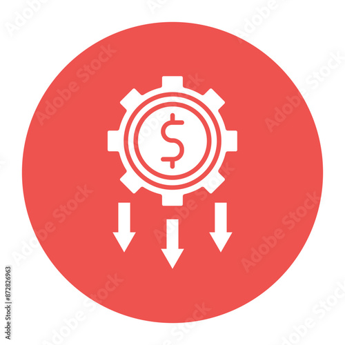 Low Startup Cost vector icon. Can be used for Home Based Business iconset.