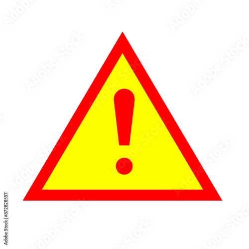 Warning Vector Flat Icon Design