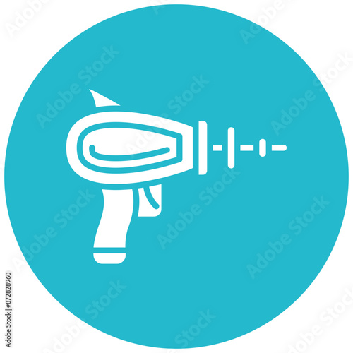 Blaster vector icon. Can be used for Science Fiction iconset.