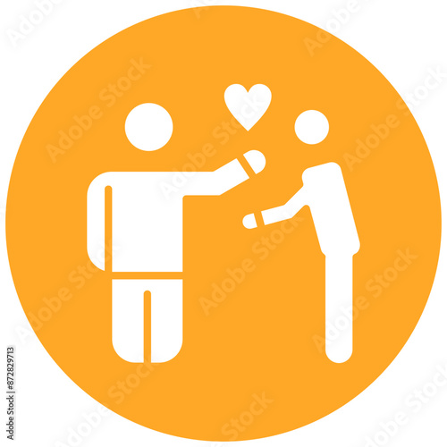 Humility vector icon. Can be used for Personality Traits iconset.