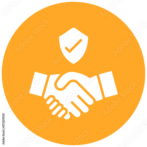 Trustworthiness vector icon. Can be used for Personality Traits iconset.
