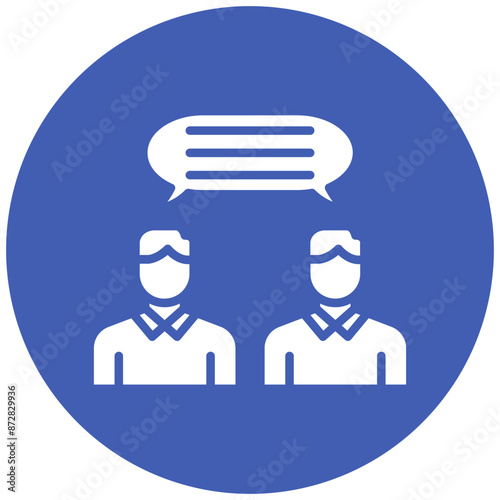 Communication vector icon. Can be used for Leadership iconset.