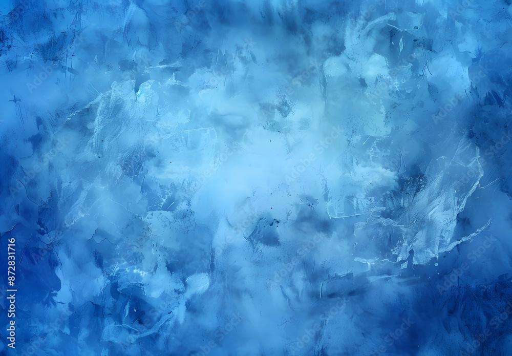 Obraz premium Blue Gradient Watercolor Background Studio Photography