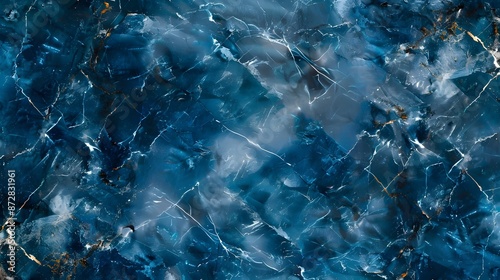 Wallpaper Mural Abstract Blue Marble Texture Background Torontodigital.ca