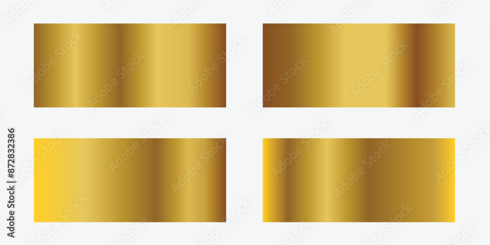 Yellow gold gradients golden metallic gradients Yellow gold gradients golden metallic gradients