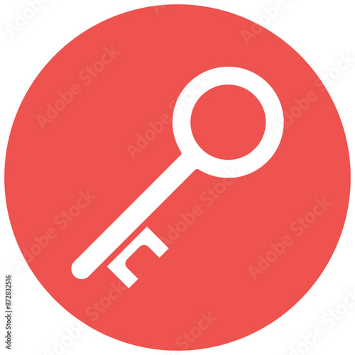 Key vector icon. Can be used for Hajj Pilgrimage iconset.
