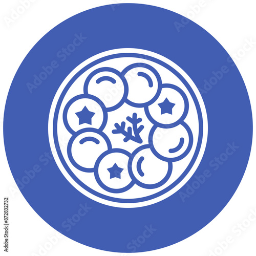 Caprese Salad vector icon. Can be used for Italy iconset.