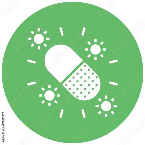 Antiviral Medication vector icon. Can be used for Infectious Diseases iconset.