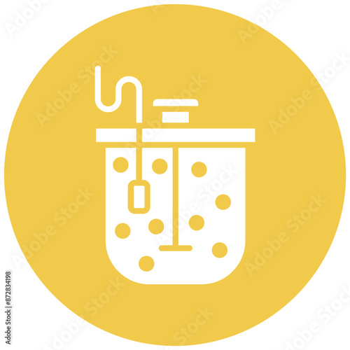 Aeration vector icon. Can be used for Lab iconset.