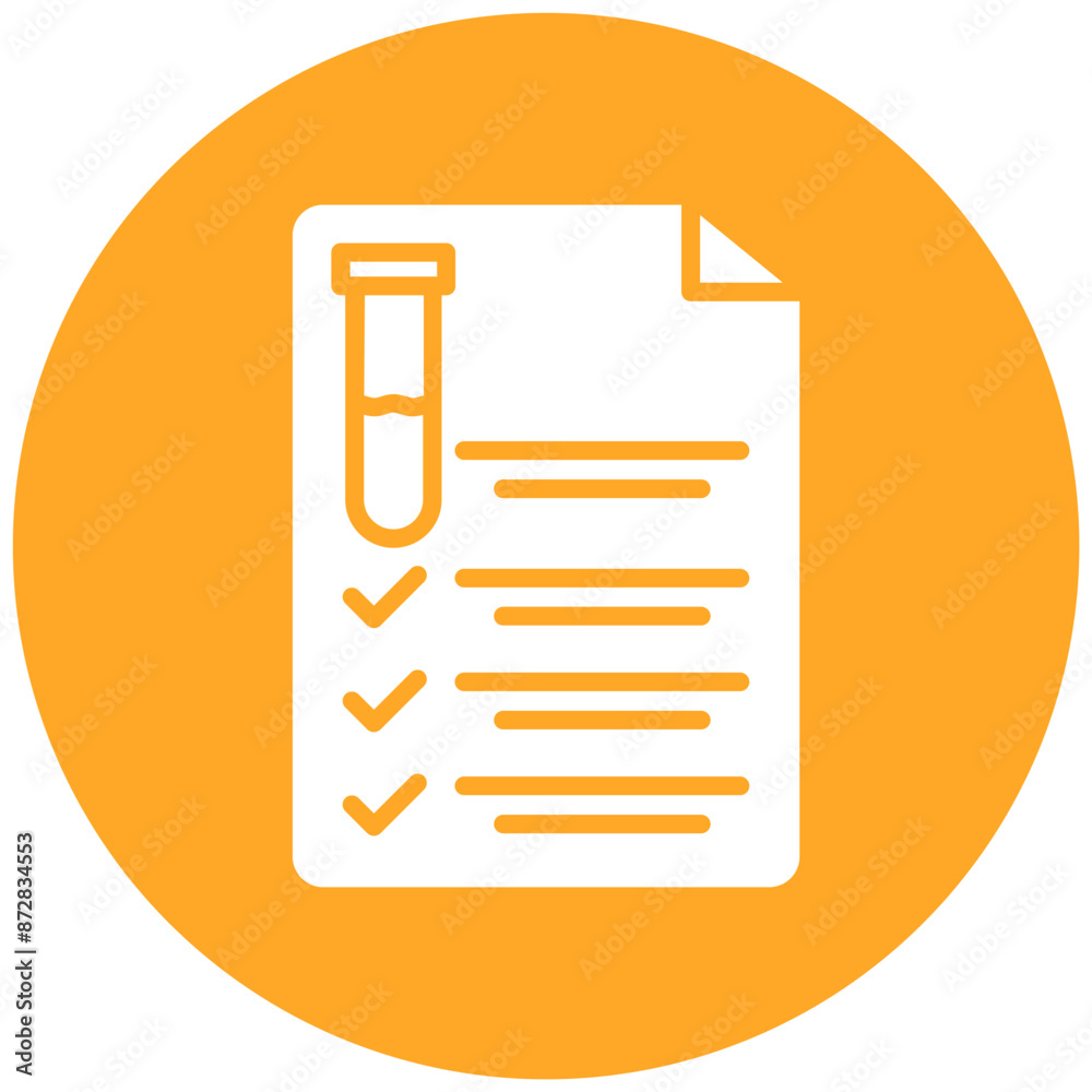 Report vector icon. Can be used for Lab iconset.