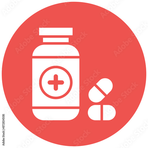 Medicine vector icon. Can be used for Lab iconset.