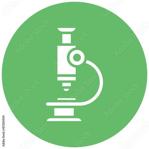 Microscope vector icon. Can be used for Lab iconset.