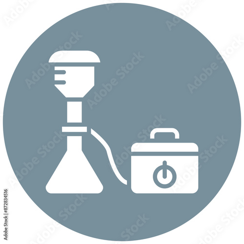 Lab Vacuum vector icon. Can be used for Lab iconset.