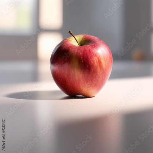 oto frash apple fruit on paper isoleted white background,healthy food background photo