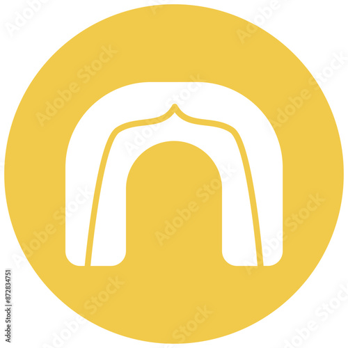 Mouth Guard vector icon. Can be used for Rugby iconset.