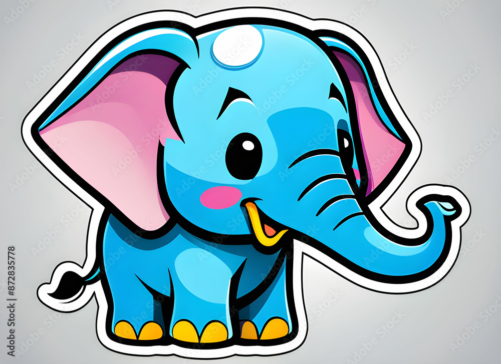 Obraz premium elephant generative ai