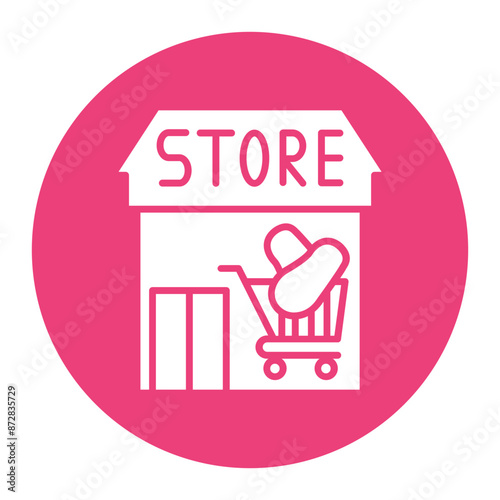 Grocery vector icon. Can be used for Supermarket iconset.