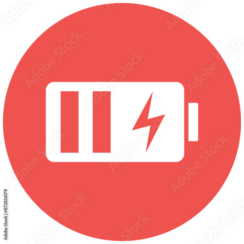 Charge Battery vector icon. Can be used for Battery and Power iconset.