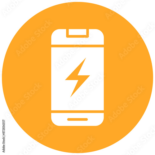 Smartphone Charger vector icon. Can be used for Battery and Power iconset.